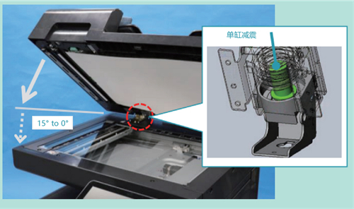 10 bizhub 550i系列对输稿器开合的减震缓冲组件进行了改进.jpg